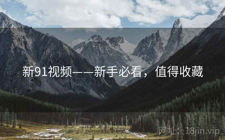 新91视频——新手必看，值得收藏