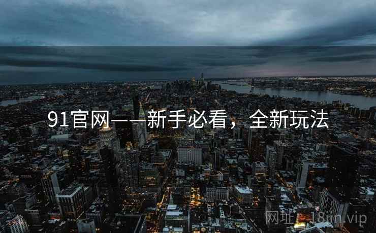 91官网——新手必看，全新玩法