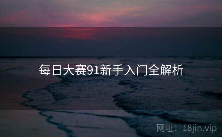 每日大赛91新手入门全解析