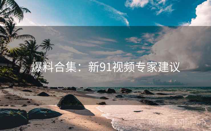 爆料合集：新91视频专家建议